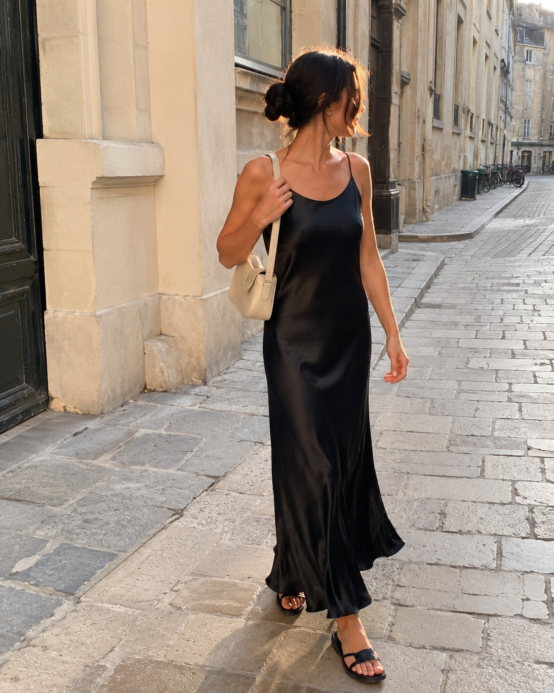 Maxi-Slipdress aus Seide
