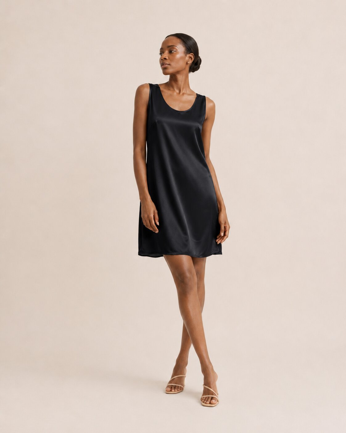Sleeveless Silk Mini Dress – Lourel