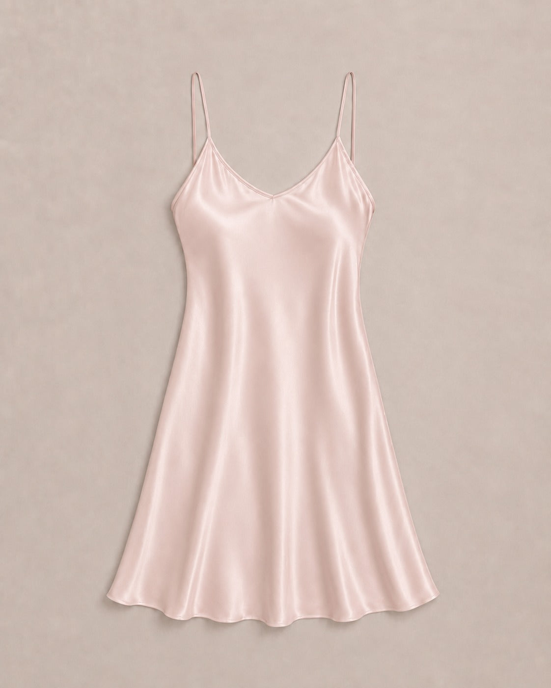 Backless Silk Mini Nightdress