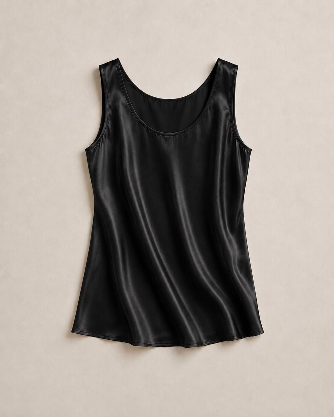 Sleeveless Silk Top