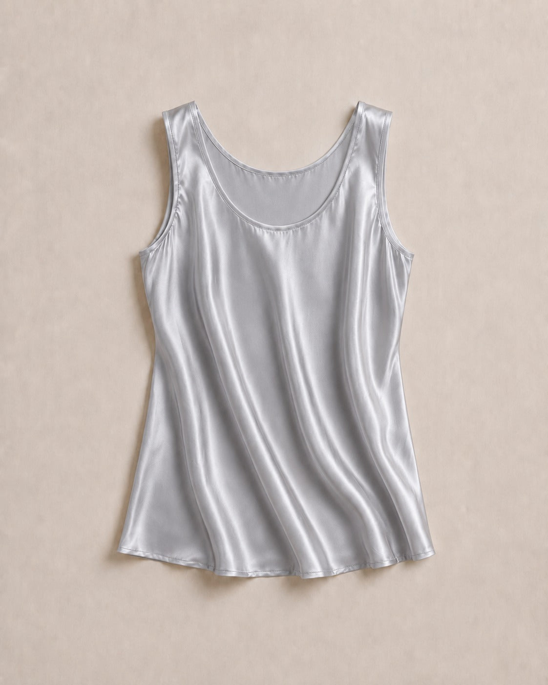 Sleeveless Silk Top