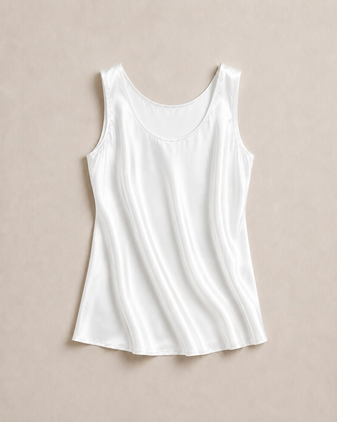 Sleeveless Silk Top