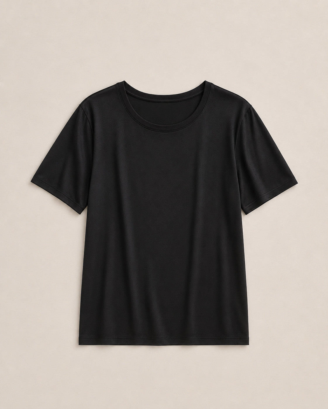 Silk Knit T-Shirt